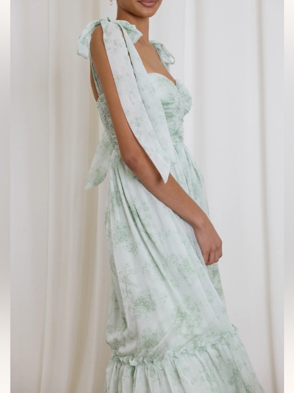 Petal & Pup Floret Midi Dress Sage